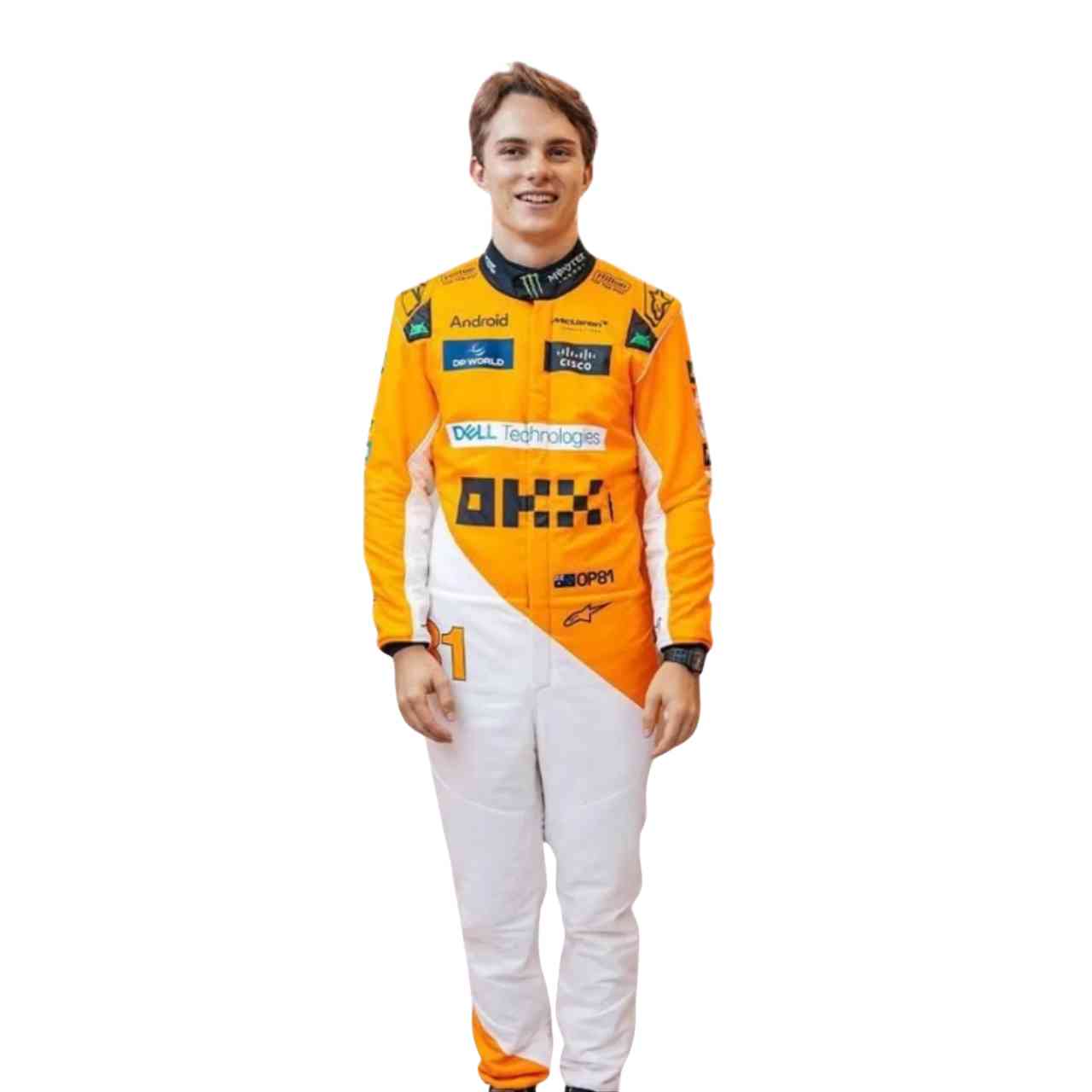 2024 Oscar Piastri McLaren Singapore GP F1 Race Suit Replica