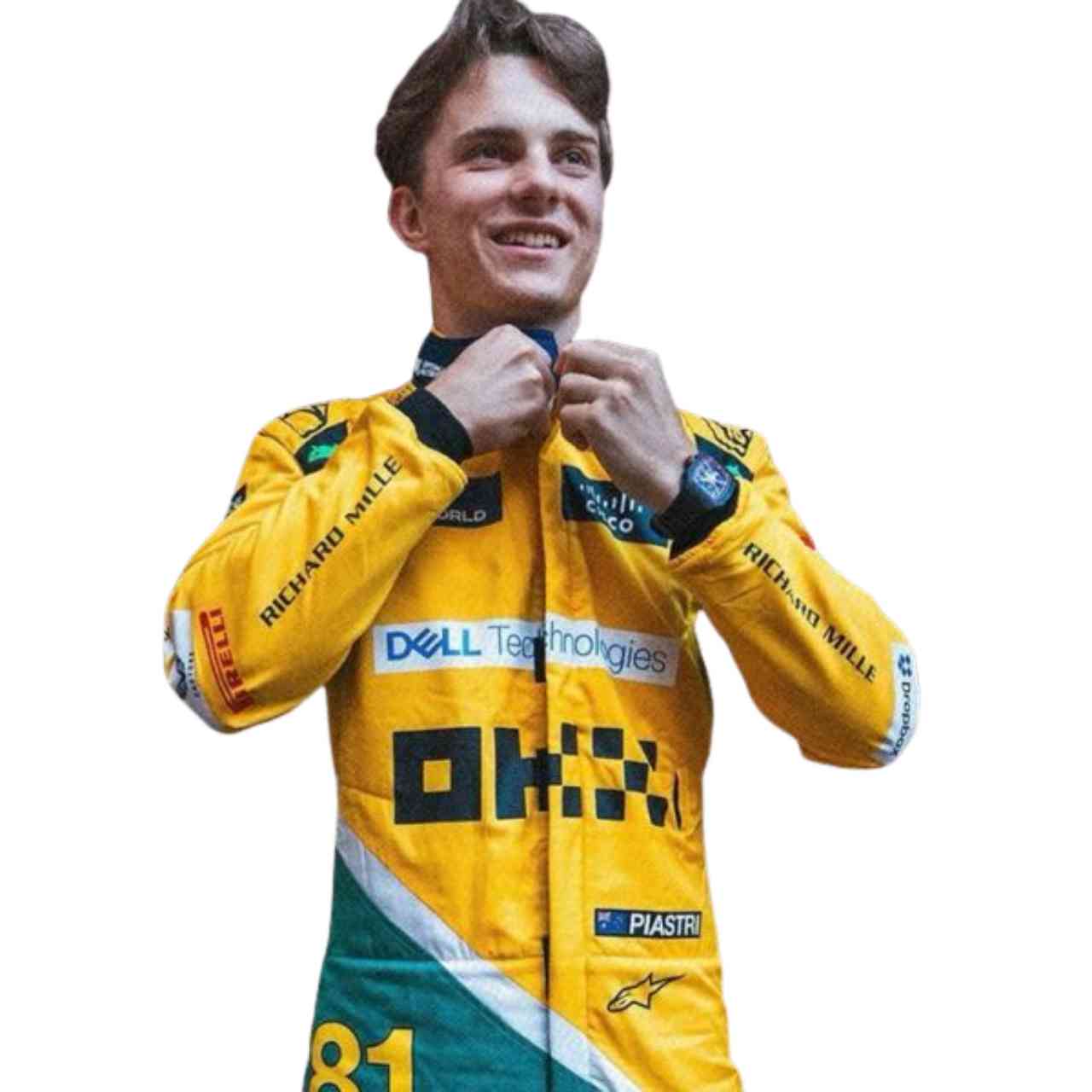 2024 Oscar Piastri Monaco GP McLaren F1 Replica Racing Suit