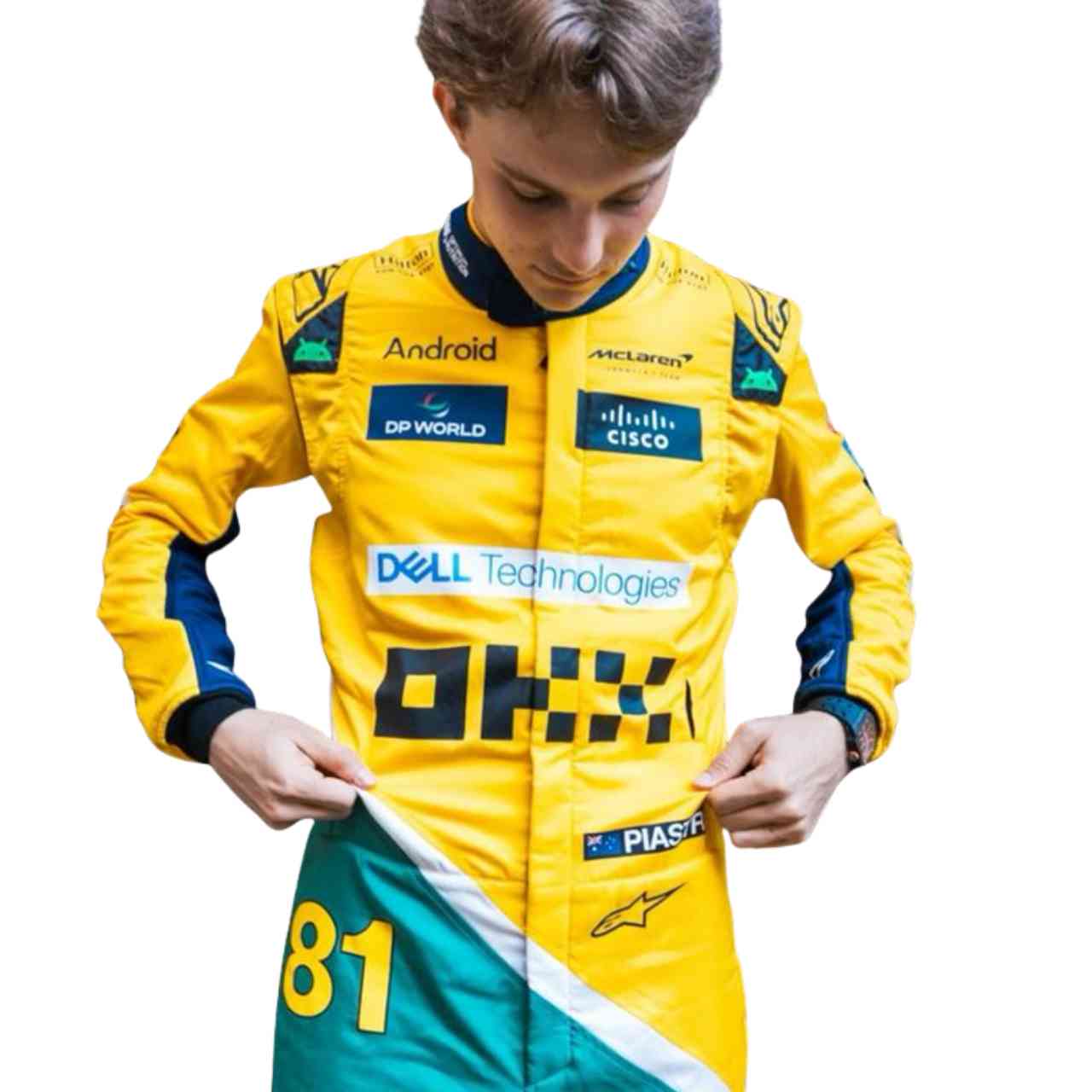 2024 Oscar Piastri Monaco GP McLaren F1 Replica Racing Suit