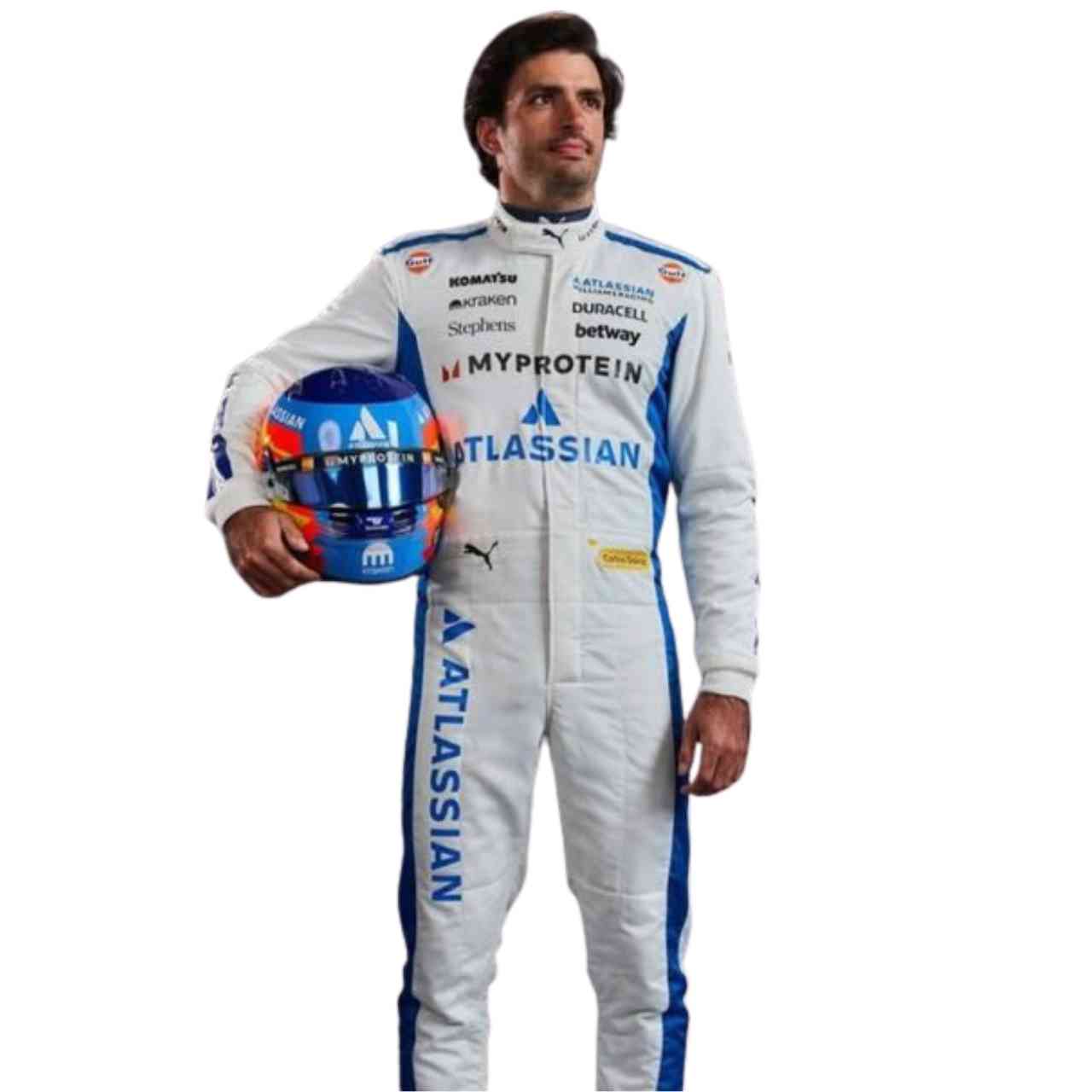 2025 Carlos Sainz Williams F1 Race Suit Replica