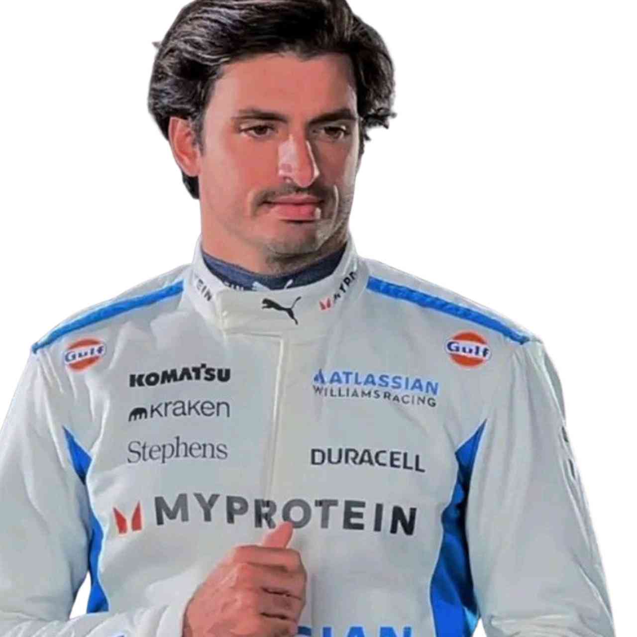 2025 Carlos Sainz Williams F1 Race Suit Replica