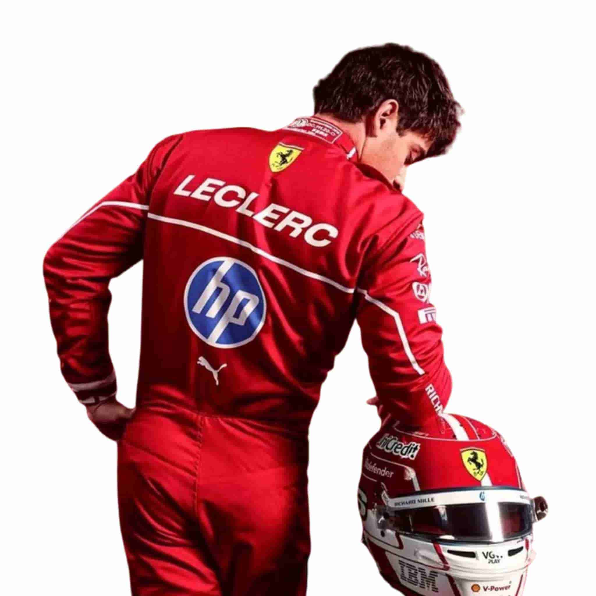 2025 Charles Leclerc Ferrari F1 Race Suit Replica