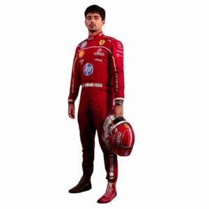 2025 Charles Leclerc Ferrari F1 Race Suit Replica