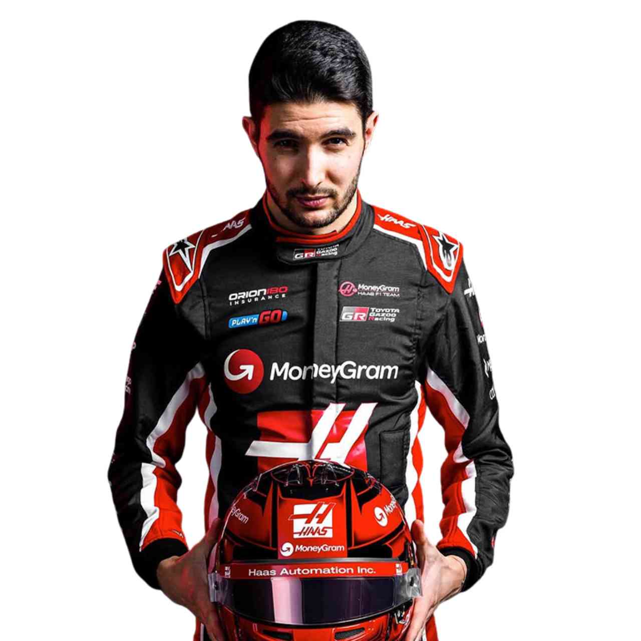 2025 Esteban Ocon Haas F1 Race Suit Replica