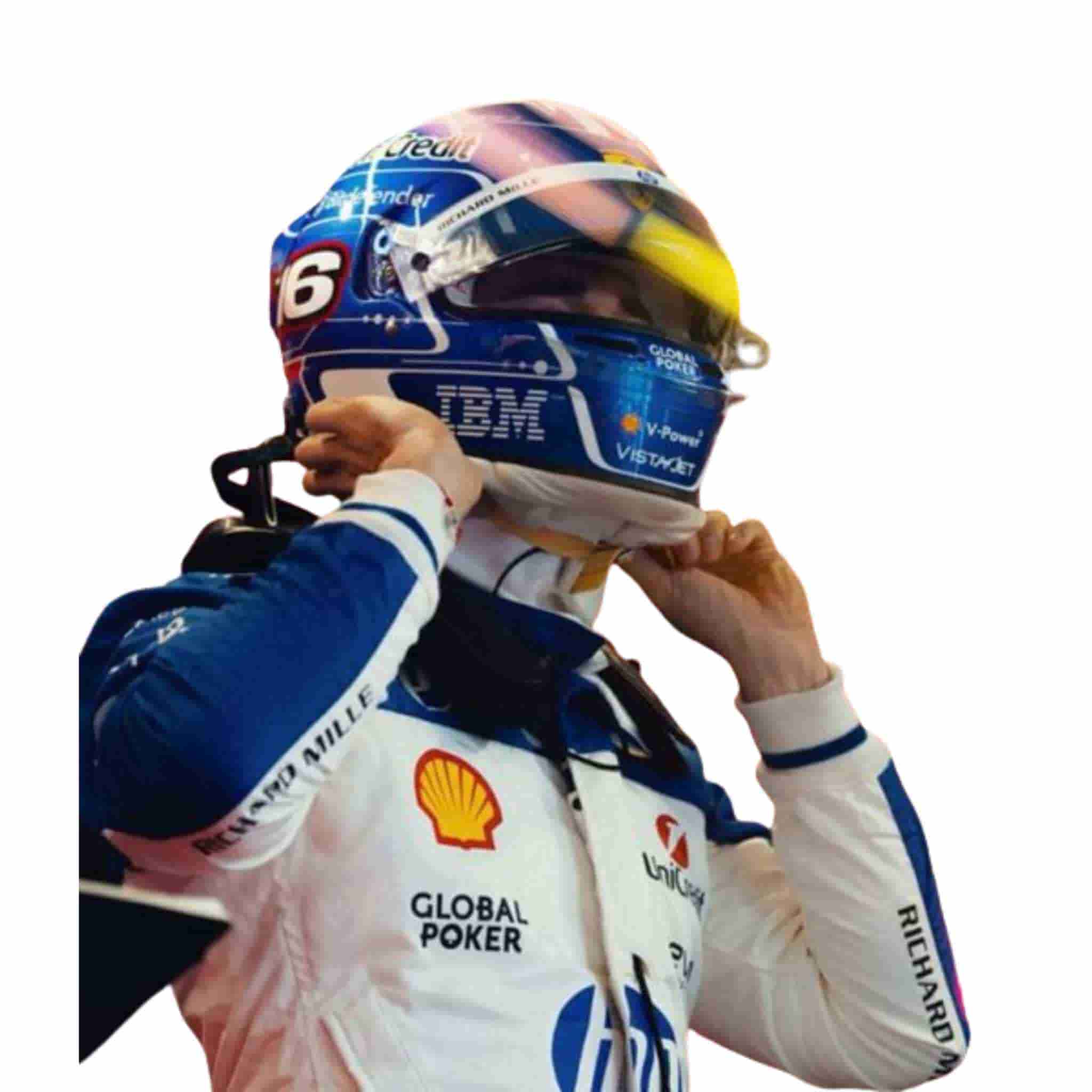 2025 Ferrari Charles Leclerc Miami GP Race Suit Replica