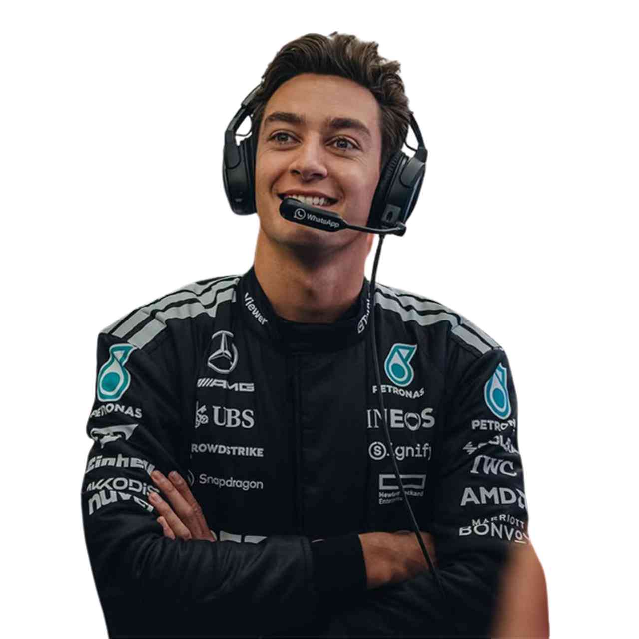 2025 George Russell Mercedes F1 Race Suit Replica