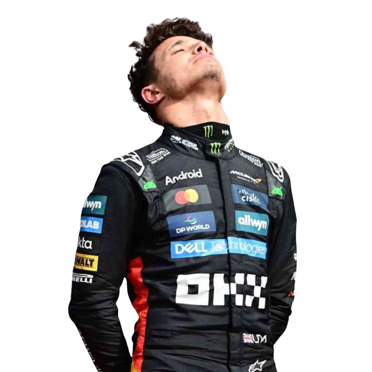 2025 Lando Norris McLaren British GP F1 Race Suit Replica