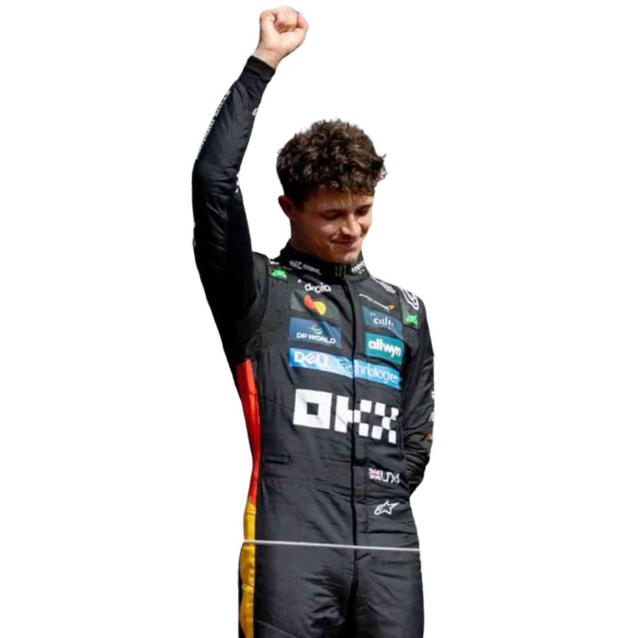 2025 Lando Norris McLaren British GP F1 Race Suit Replica