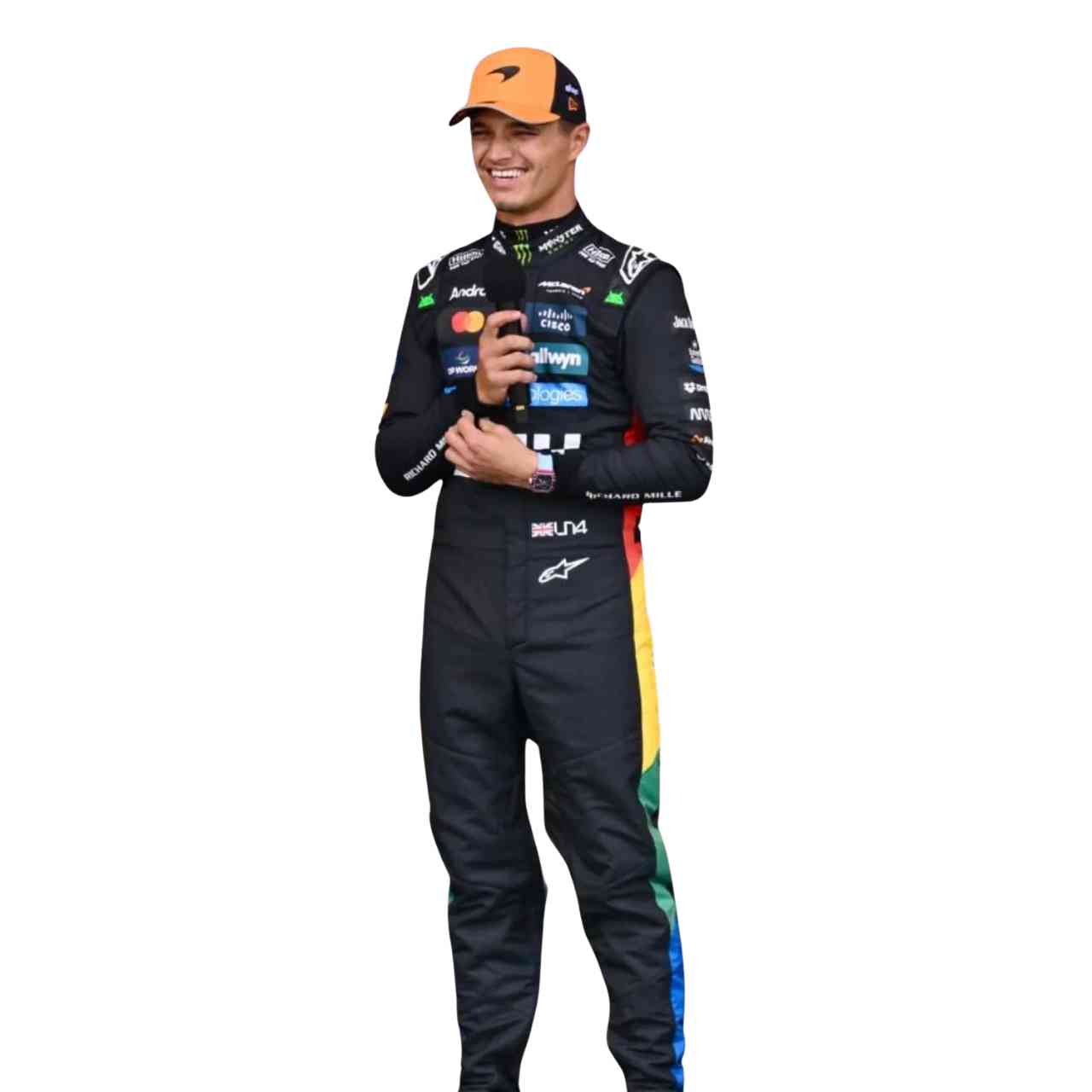2025 Lando Norris McLaren British GP F1 Race Suit Replica
