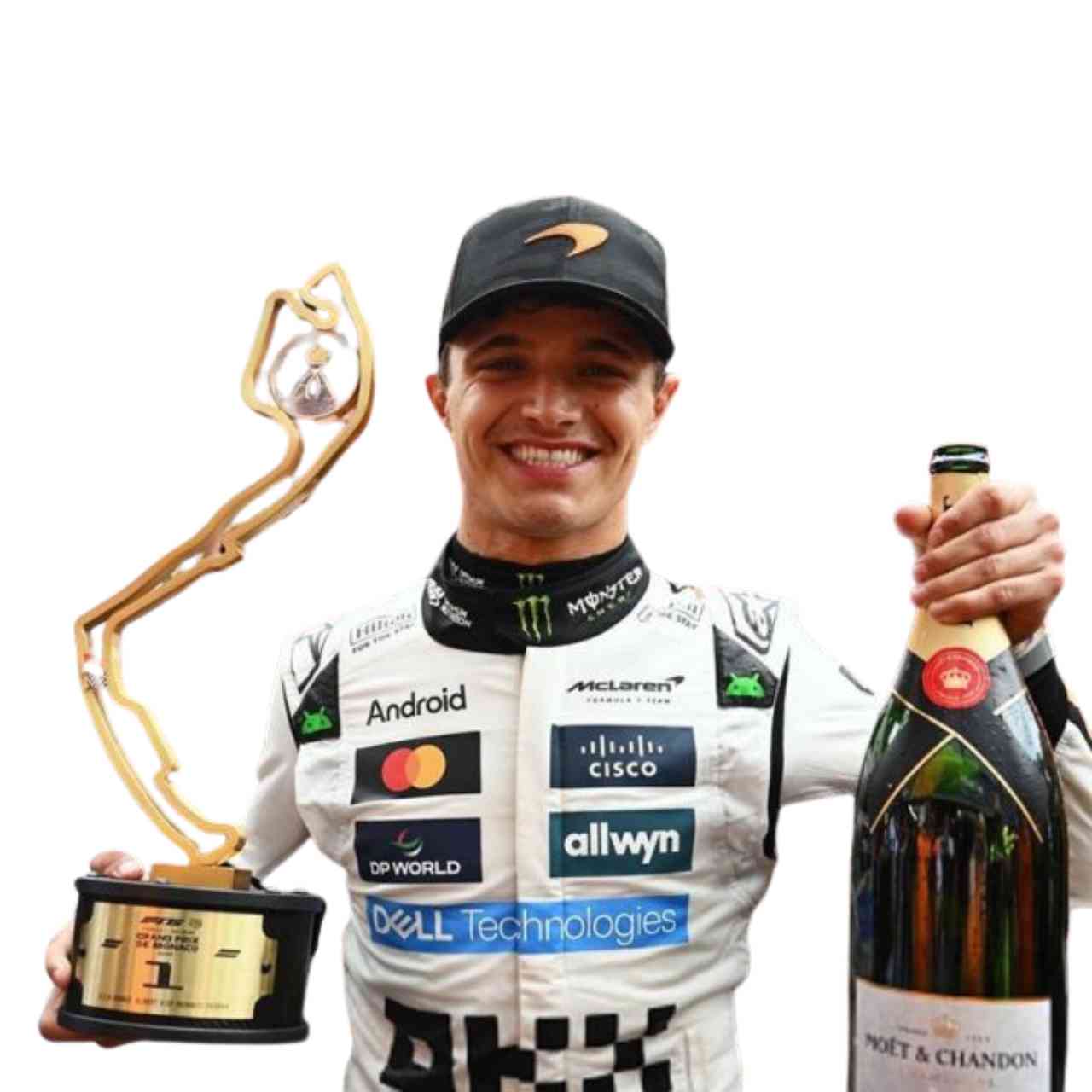 2025 Lando Norris McLaren Monaco GP F1 Race Suit Replica