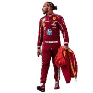 2025 Lewis Hamilton Ferrari F1 Replica Race Suit