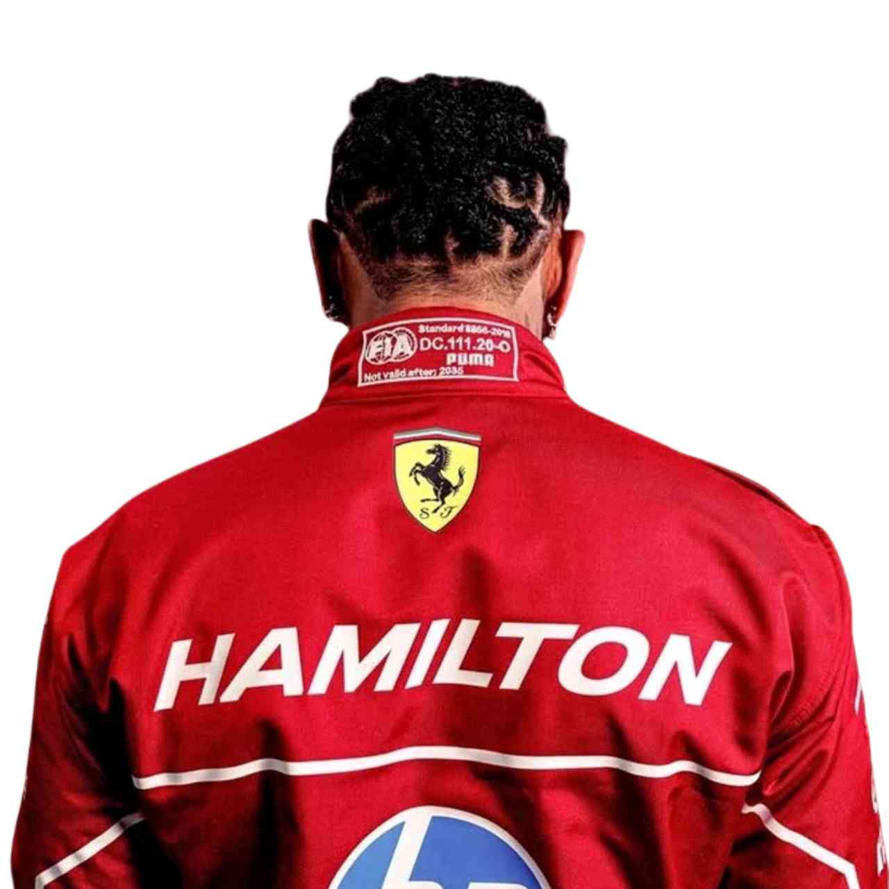 2025 Lewis Hamilton Ferrari F1 Replica Race Suit