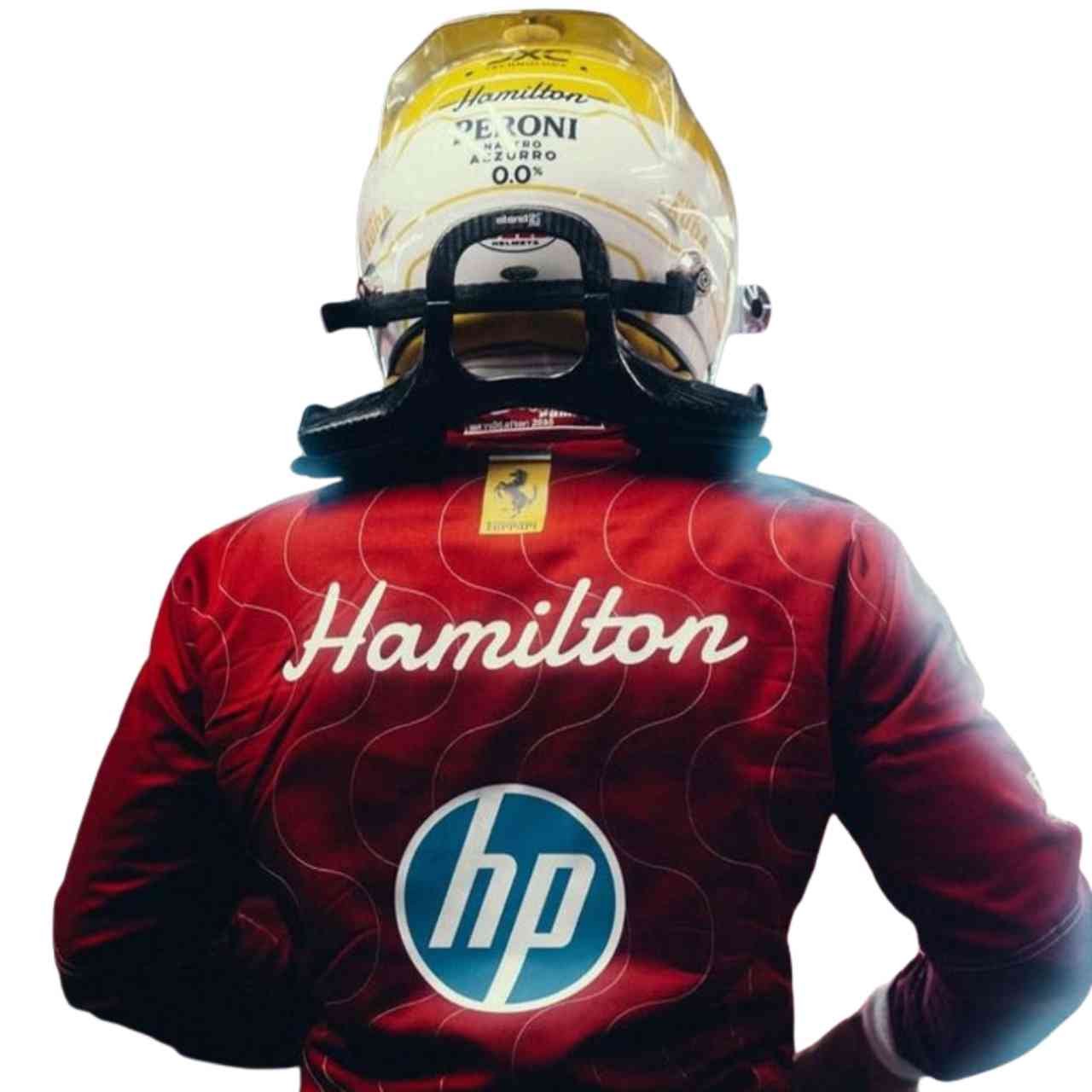 2025 Lewis Hamilton Ferrari Monza GP F1 Race Suit Replica