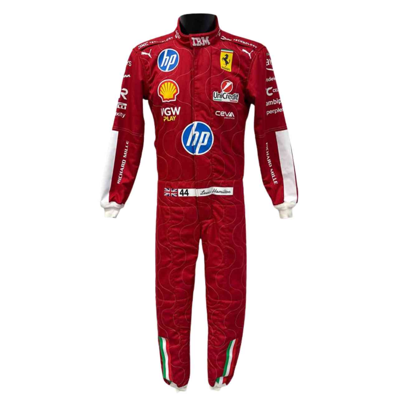 2025 Lewis Hamilton Ferrari Monza GP F1 Race Suit Replica