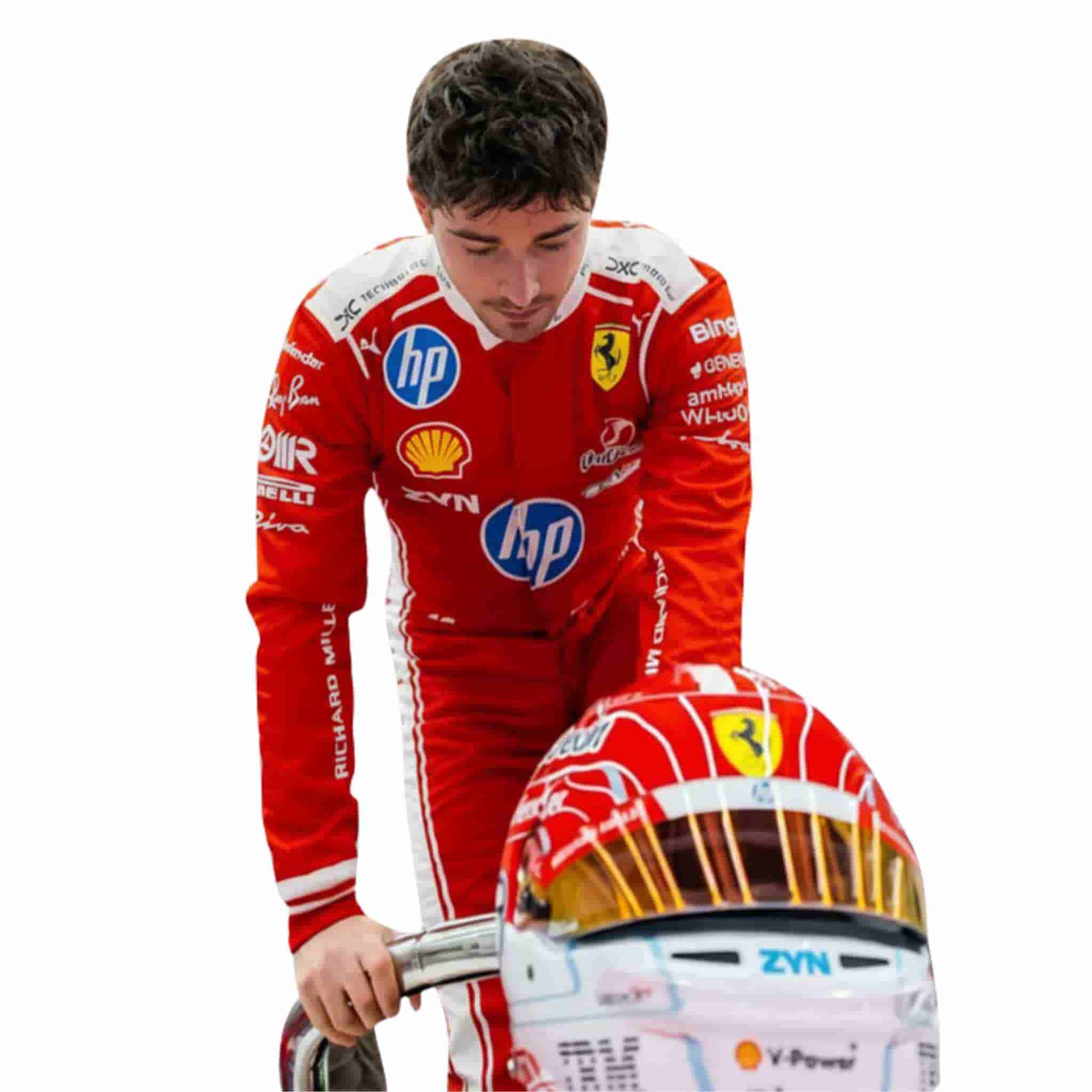 Ferrari HP 2026 Charles Leclerc Official Team Race Suit Replica