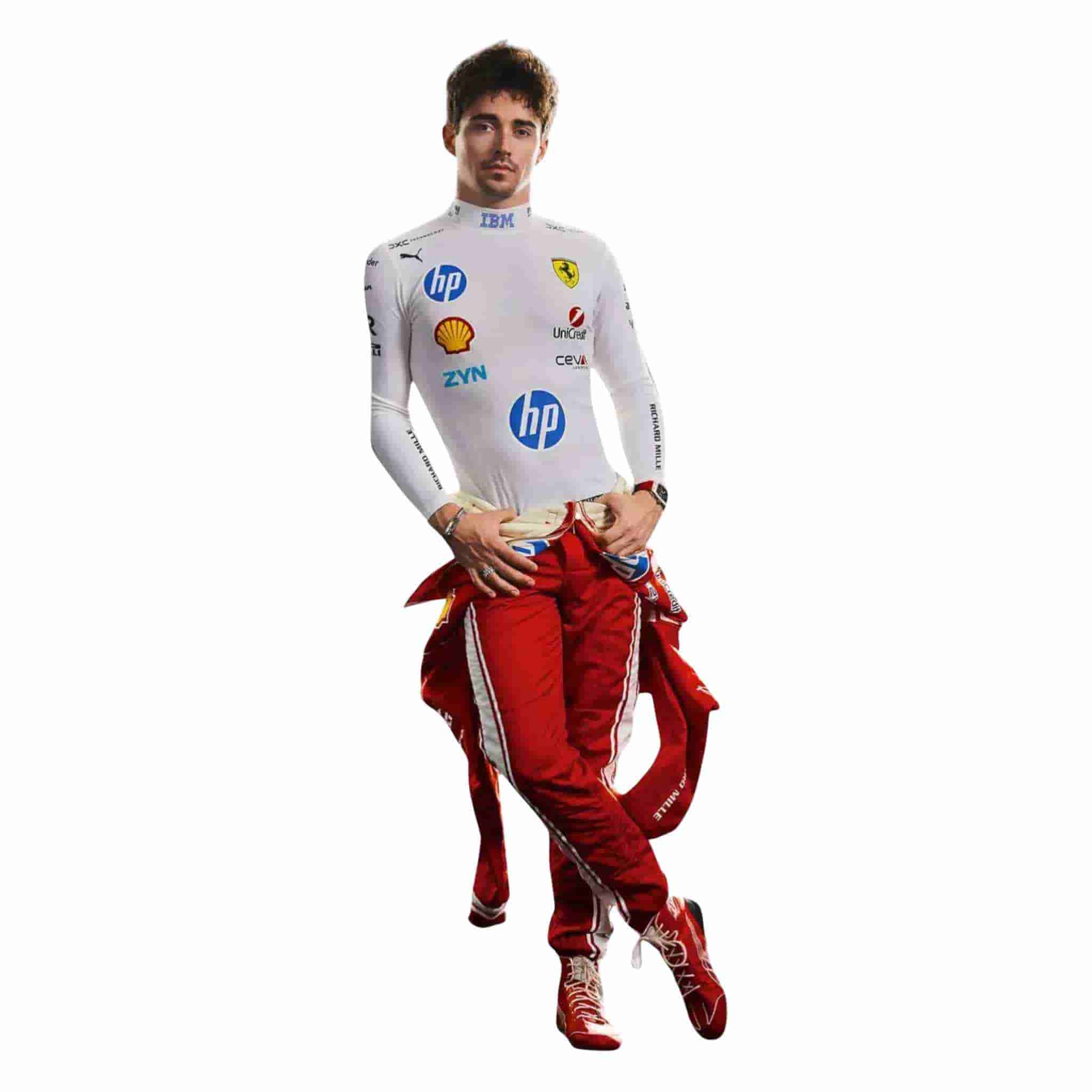 Ferrari HP 2026 Charles Leclerc Official Team Race Suit Replica