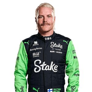 Valtteri Bottas Kick Sauber 2024 F1 racing suit replica stake design green black